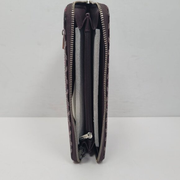 Fossil Emma Multicolor Zip Around Wallet Wristlet Clutch NWOT - Picture 3 of 8